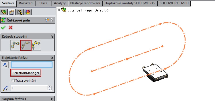 4-retezove-pole-chain-distance-linkage-SolidWorks-tutorial-postup