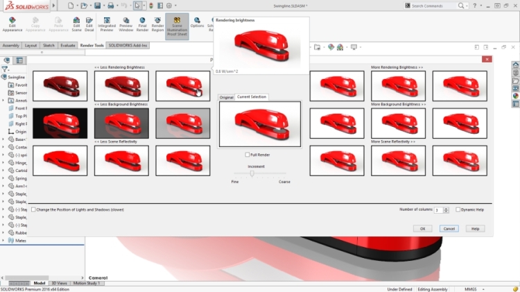 11-PhotoView-360-Lighting-Control-Through-Proof-Sheets-SolidWorks-2016