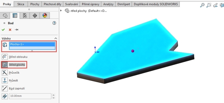 3-stred-plochy-navod-SolidWorks-jak-najit