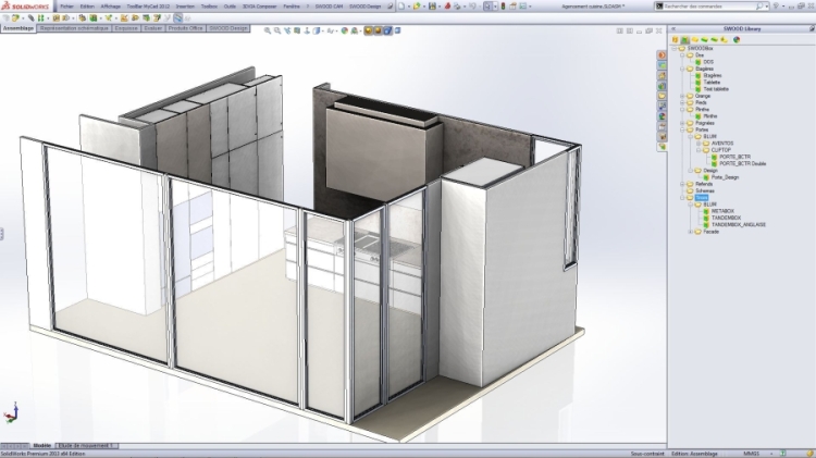 SWWOD Design se jako plnohodnotný modul objevil v SOLIDWORKSU poprvé v roce 2010. Obrázek: SOLIDWORKS