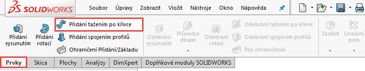 34-SolidWorks-postup-navod-modelovani-zavlacka-tazeni-po-krivce