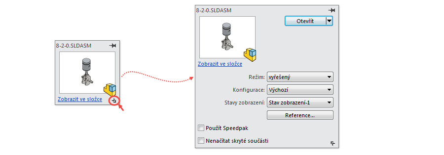 10-SOLIDWORKS-2018-uvitaci-okno-vitejte-naposledy-otevrene-soubory