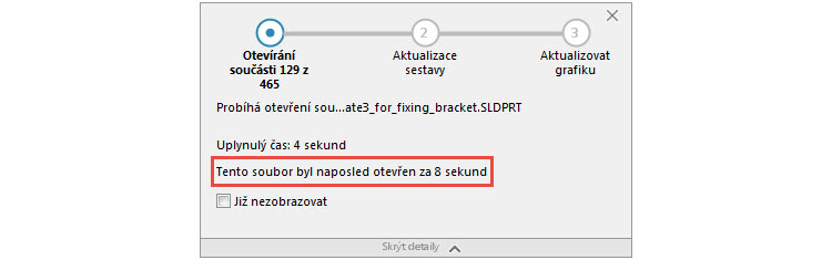 5-SolidWorks-prubeh-otevirani-sestavy-2018-novinky