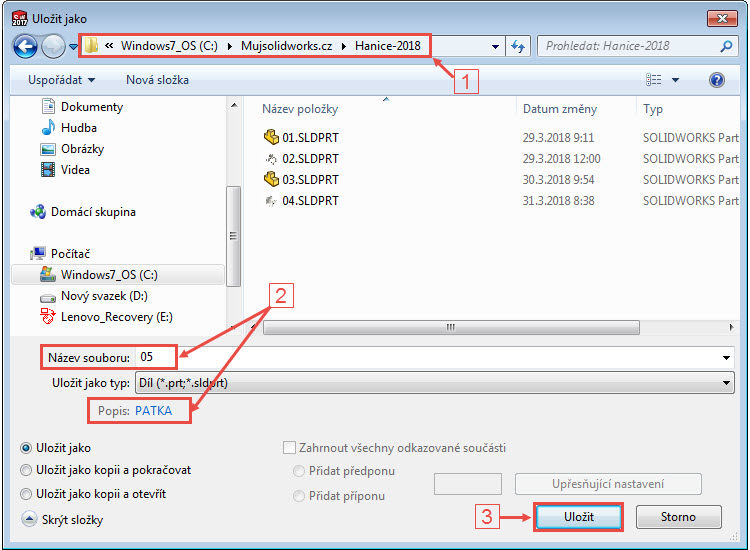 2-SolidWorks-patka-Hranice-2018-postup-tutorial-navod