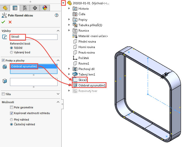 40-SolidWorks-postup-navod-modelani-vetrak-plechove-dily-skrin