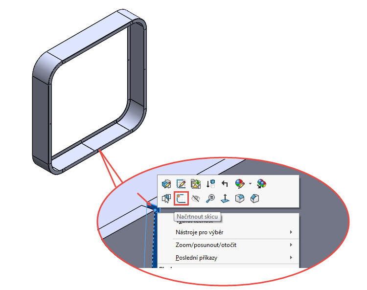 48-SolidWorks-postup-navod-modelani-vetrak-plechove-dily-skrin