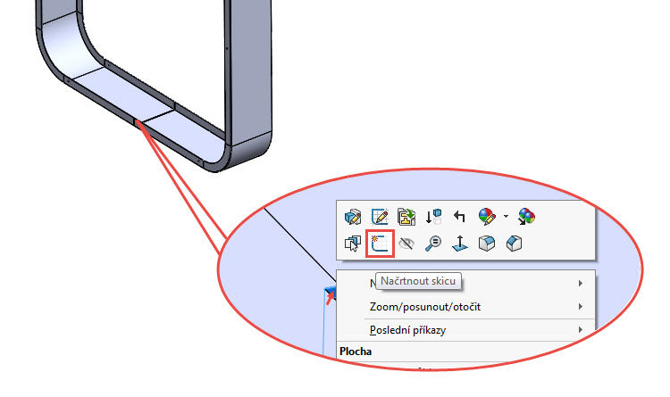 51-SolidWorks-postup-navod-modelani-vetrak-plechove-dily-skrin