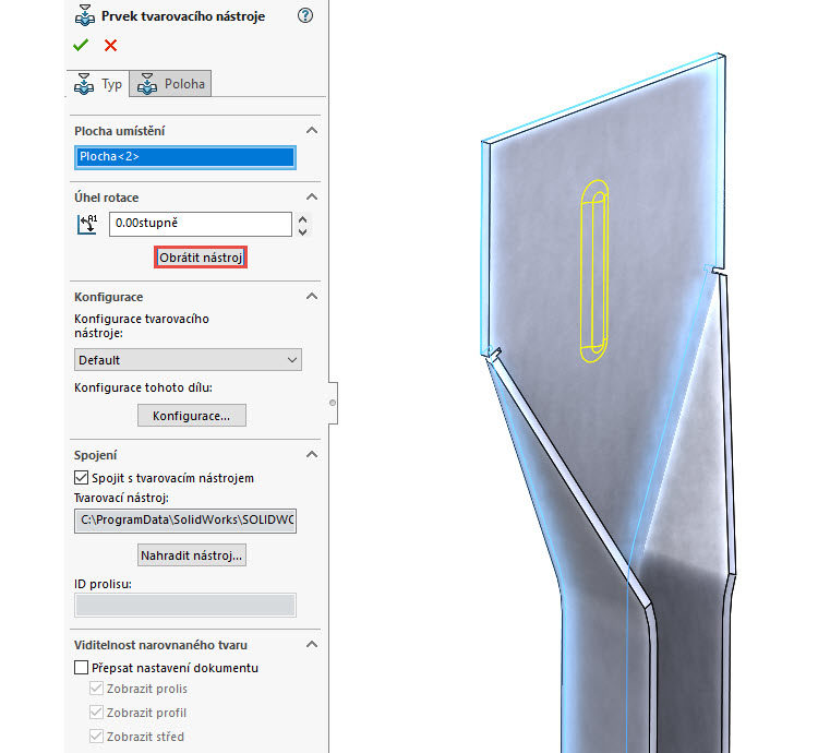 104-SolidWorks-postup-navod-modelani-vetrak-plechove-dily-vyztuha-skrine