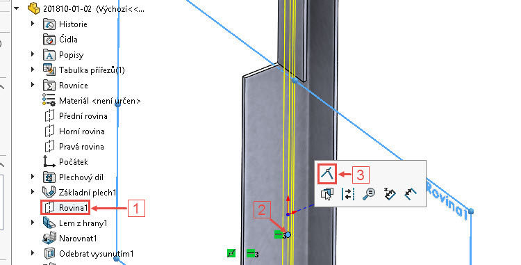 111-SolidWorks-postup-navod-modelani-vetrak-plechove-dily-vyztuha-skrine