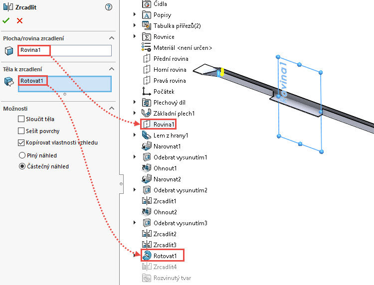 91-SolidWorks-postup-navod-modelani-vetrak-plechove-dily-vyztuha-skrine