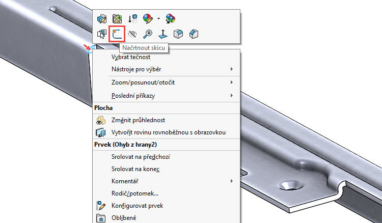 131-SolidWorks-postup-navod-modelani-vetrak-plechove-dily-vyztuha-skrine