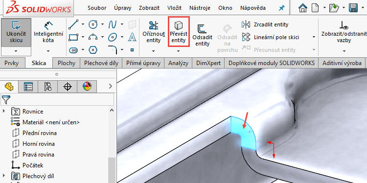 134-SolidWorks-postup-navod-modelani-vetrak-plechove-dily-vyztuha-skrine