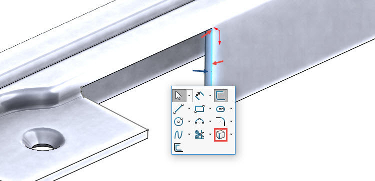 144-SolidWorks-postup-navod-modelani-vetrak-plechove-dily-vyztuha-skrine