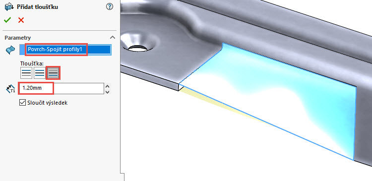 148-SolidWorks-postup-navod-modelani-vetrak-plechove-dily-vyztuha-skrine