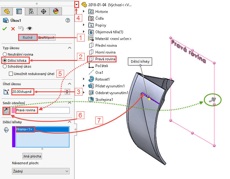 36-SolidWorks-postup-navod-modelani-vetrak-plechove-dily-lopatkove-kolo