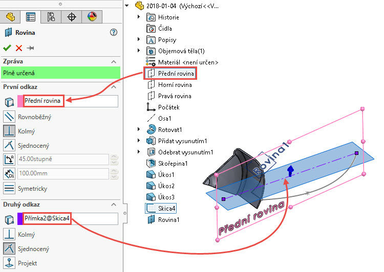 51-SolidWorks-postup-navod-modelani-vetrak-plechove-dily-lopatkove-kolo