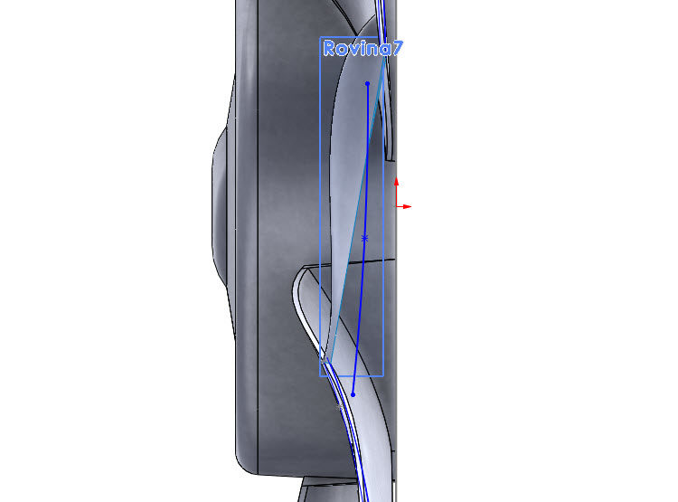 210-SolidWorks-postup-navod-modelani-vetrak-plechove-dily-lopatkove-kolo