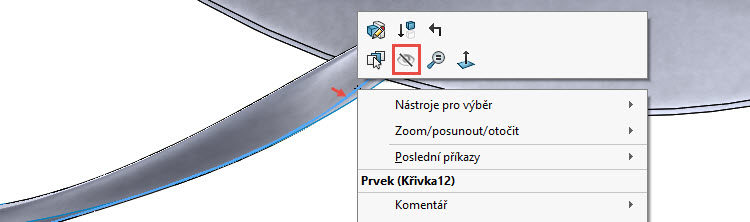 222-SolidWorks-postup-navod-modelani-vetrak-plechove-dily-lopatkove-kolo