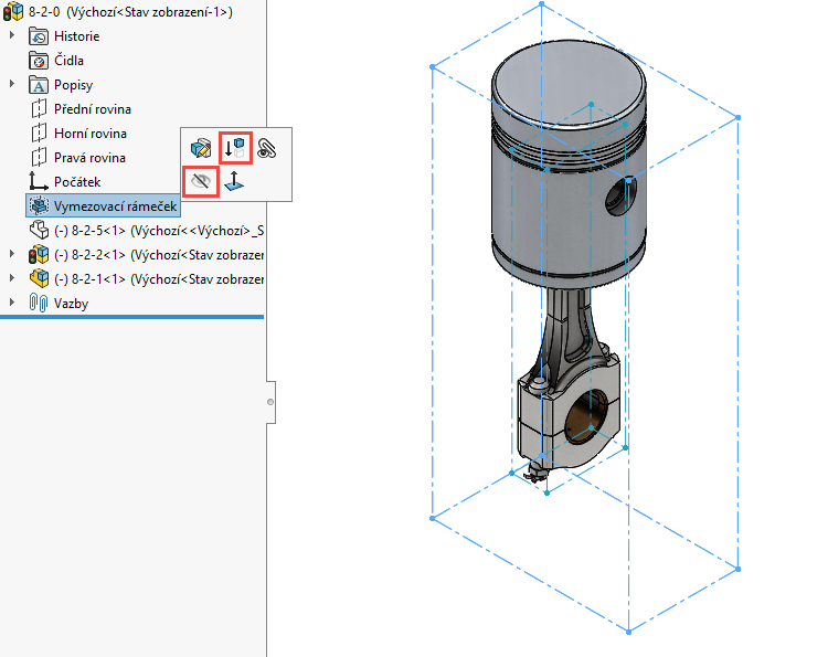 26-SOLIDWORKS-vymezovaci-ramecek-sestava