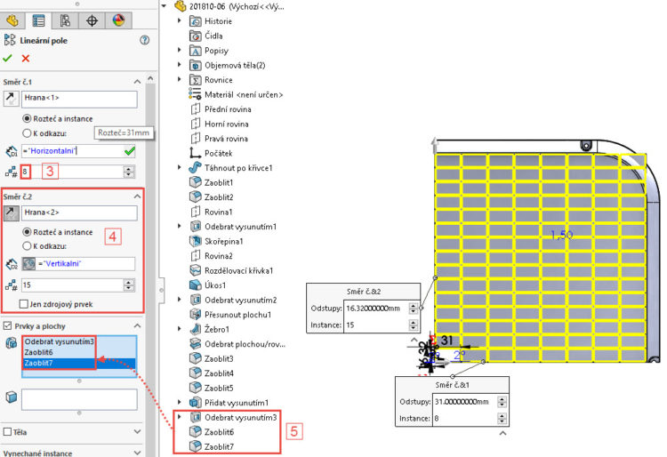 132-Mujsolidworks-dratena-sit-predni-vetrak-postup-navod-tutorial