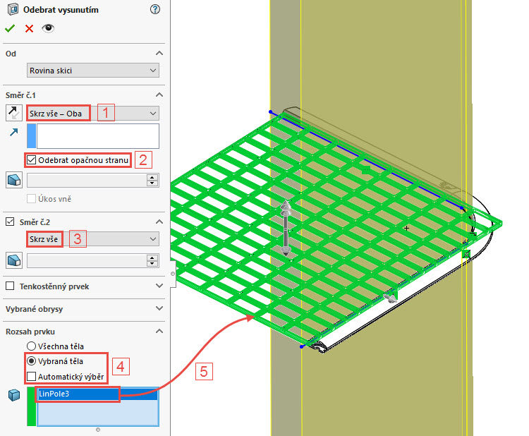 136-Mujsolidworks-dratena-sit-predni-vetrak-postup-navod-tutorial