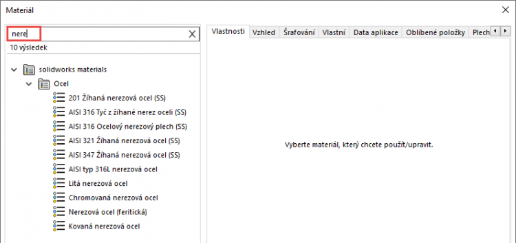 5-SOLIDWORKS-2020-novinky-vyhledavani-databaze-materialu
