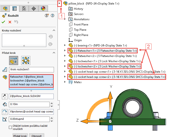 3-SOLIDWORKS-2020-rozlozene-pohledy-flexibilni-soucasti