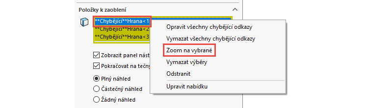 10-SOLIDWORKS-2020-zaoblieni-zkoseni-chybejici-reference-novinky