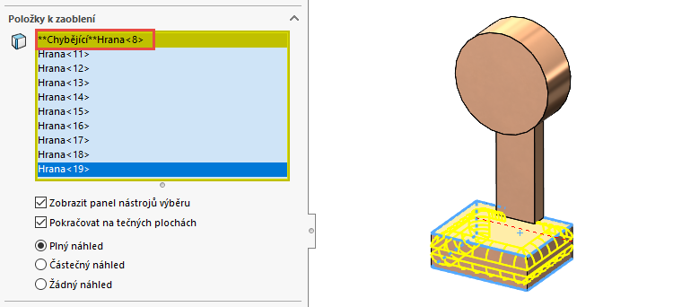 6-SOLIDWORKS-2020-zaoblieni-zkoseni-chybejici-reference-novinky