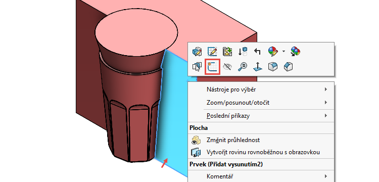 95-SOLIDWORKS-mold-forma-formovani-postup-modelovani-sklenice