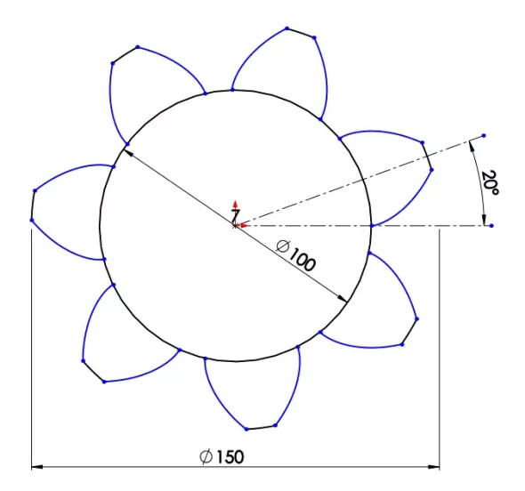 11-evolventa-SolidWorks-ozubeni-parametricka-rovnice-křivka