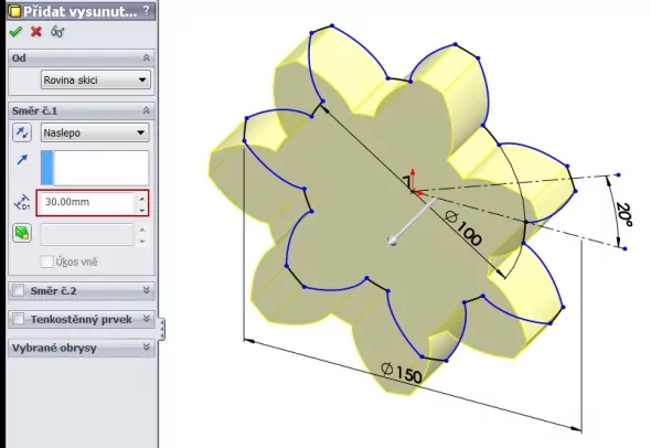 13-evolventa-SolidWorks-ozubeni-parametricka-rovnice-křivka