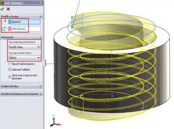 14-SolidWorks-nut-matice-návod-tutorial-postup