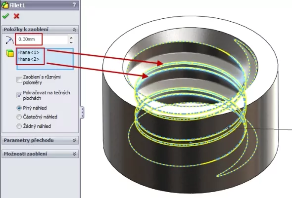 16-SolidWorks-nut-matice-návod-tutorial-postup