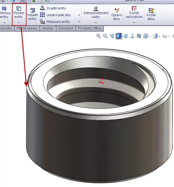 19-SolidWorks-nut-matice-návod-tutorial-postup