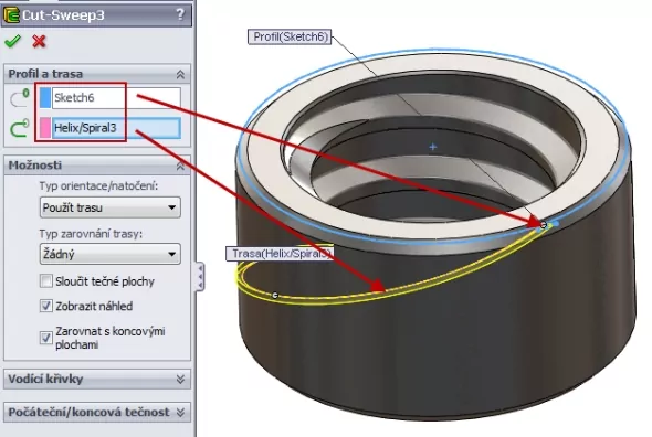 24-SolidWorks-nut-matice-návod-tutorial-postup