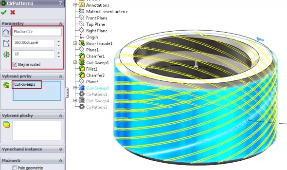 27-SolidWorks-nut-matice-návod-tutorial-postup