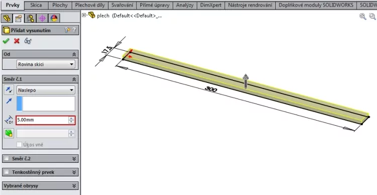 2-SolidWorks-konfigurace-navod-liearni-pole-stejna-roztec