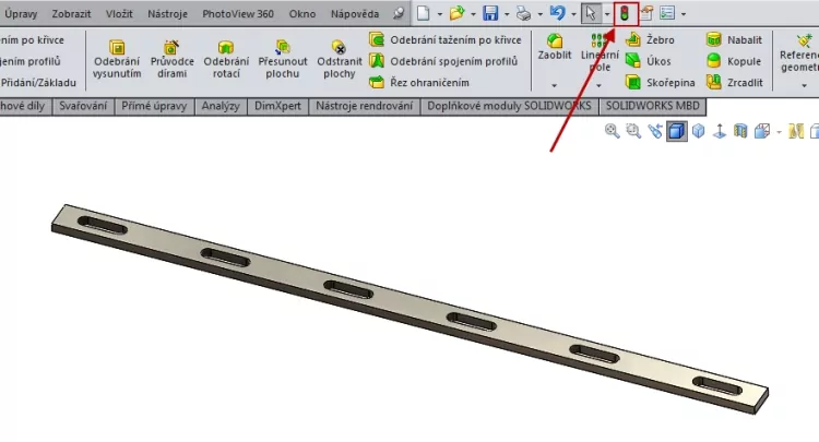 7-SolidWorks-konfigurace-navod-liearni-pole-stejna-roztec