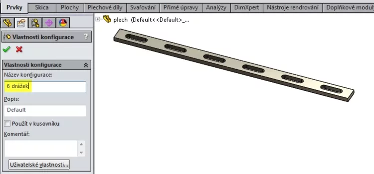 9-SolidWorks-konfigurace-navod-liearni-pole-stejna-roztec