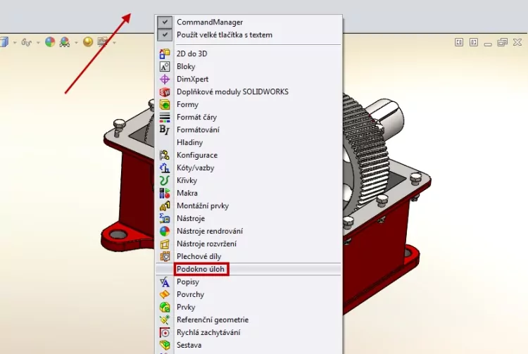 3-podokno-uloh-zobrazit-skryt-SolidWorks-napoveda