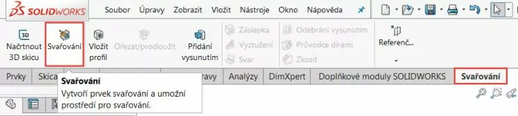 3-SolidWorks-svarovani-weldments-modelovani-konstrukce