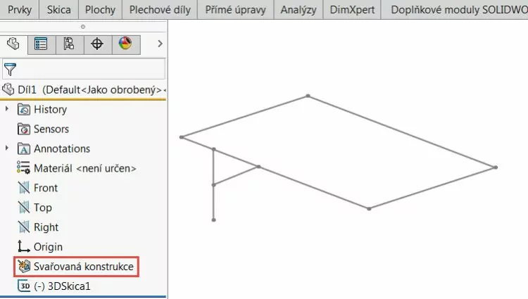 8-SolidWorks-svarovani-weldments-modelovani-konstrukce