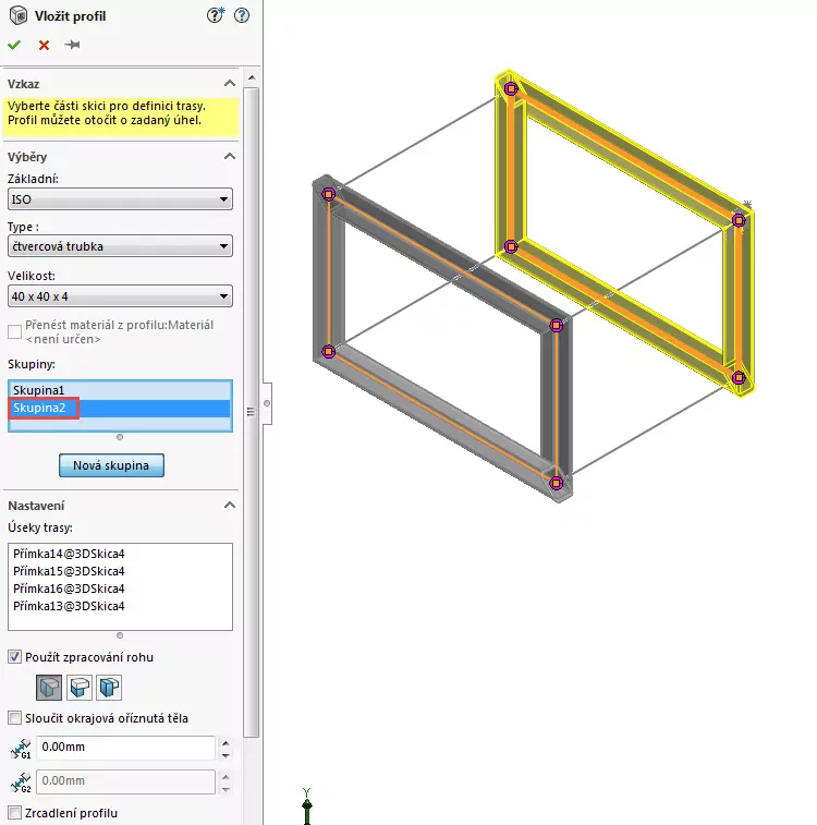 12-SolidWorks-svarovani-weldments-prevod-objemu-na-krivky