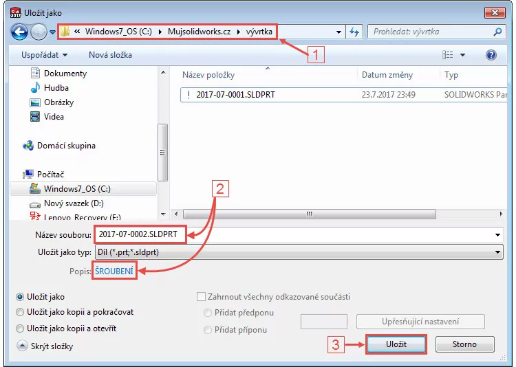 2-SolidWorks-vyvrtka-sroubeni-postup-navod-tutorial-corkscrew