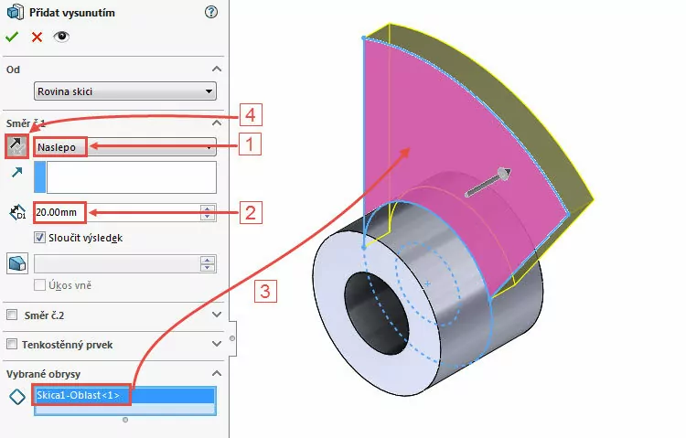 17-SolidWorks-vahadlo1-Hranice-2018-postup-tutorial-navod