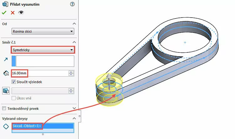 19-SolidWorks-vahadlo-Hranice-2018-postup-tutorial-navod