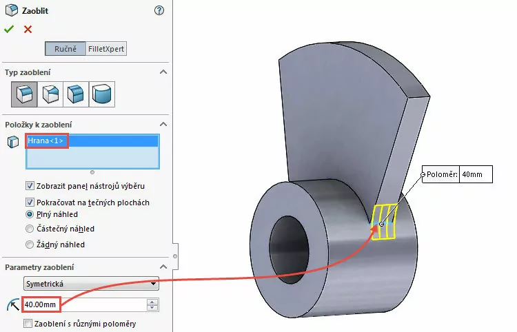 19-SolidWorks-vahadlo1-Hranice-2018-postup-tutorial-navod