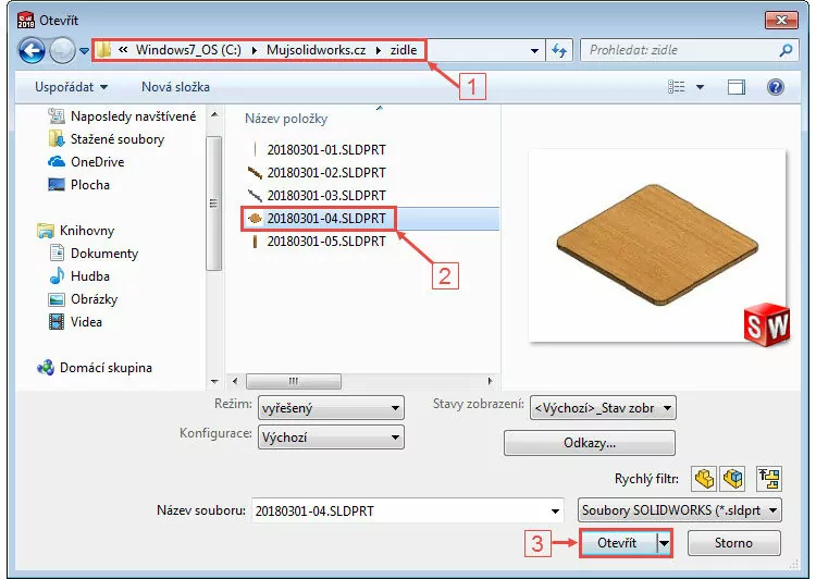 2-Mujsolidworks-sestava-zidle-postup-tutorial-navod