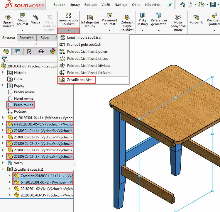 35-Mujsolidworks-sestava-zidle-postup-tutorial-navod